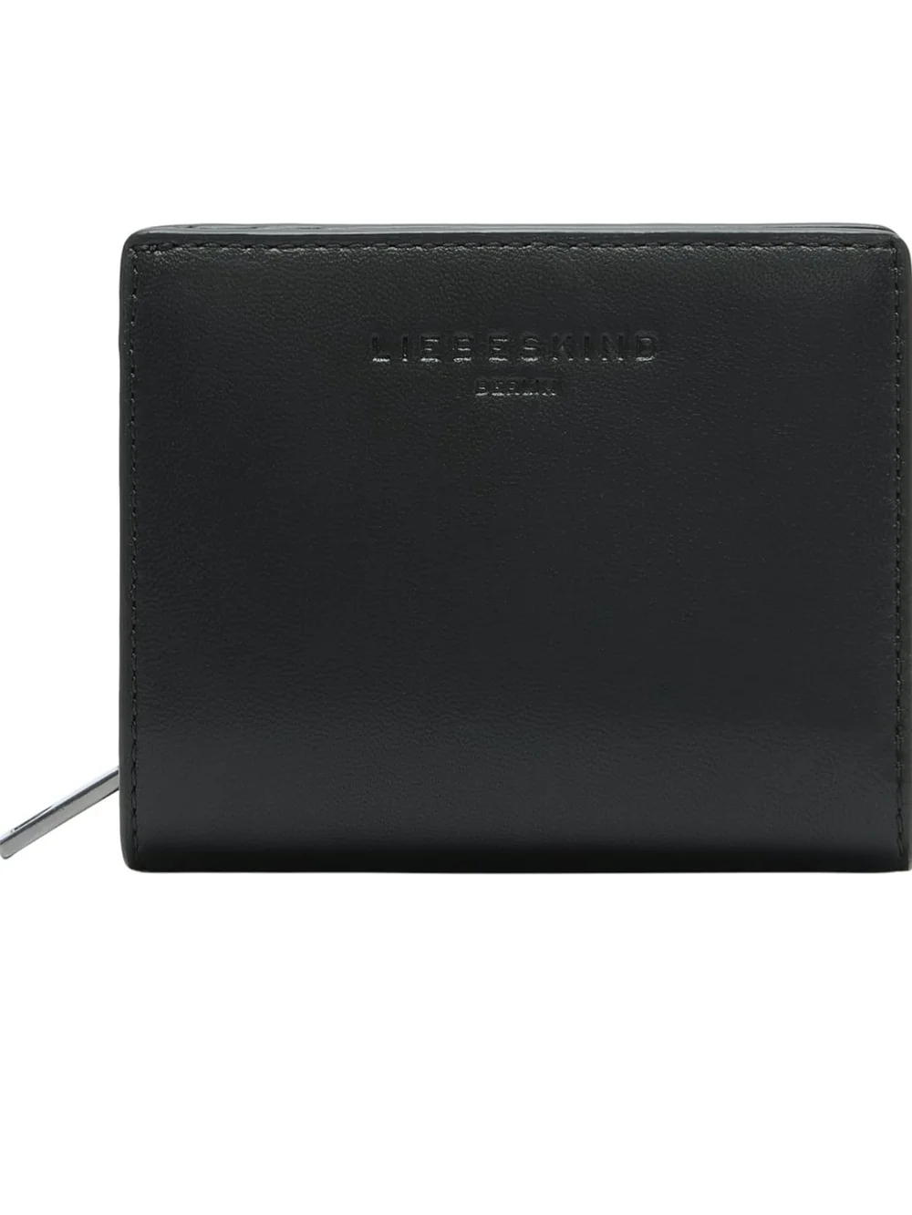 LIEBESKIND Berlin Thea Genuine Leather Wallet M Tokyo Sheep Black $98 NEW NIB